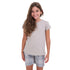 Girls summer pajama set Grey t-shirt + Grey Checkered shorts